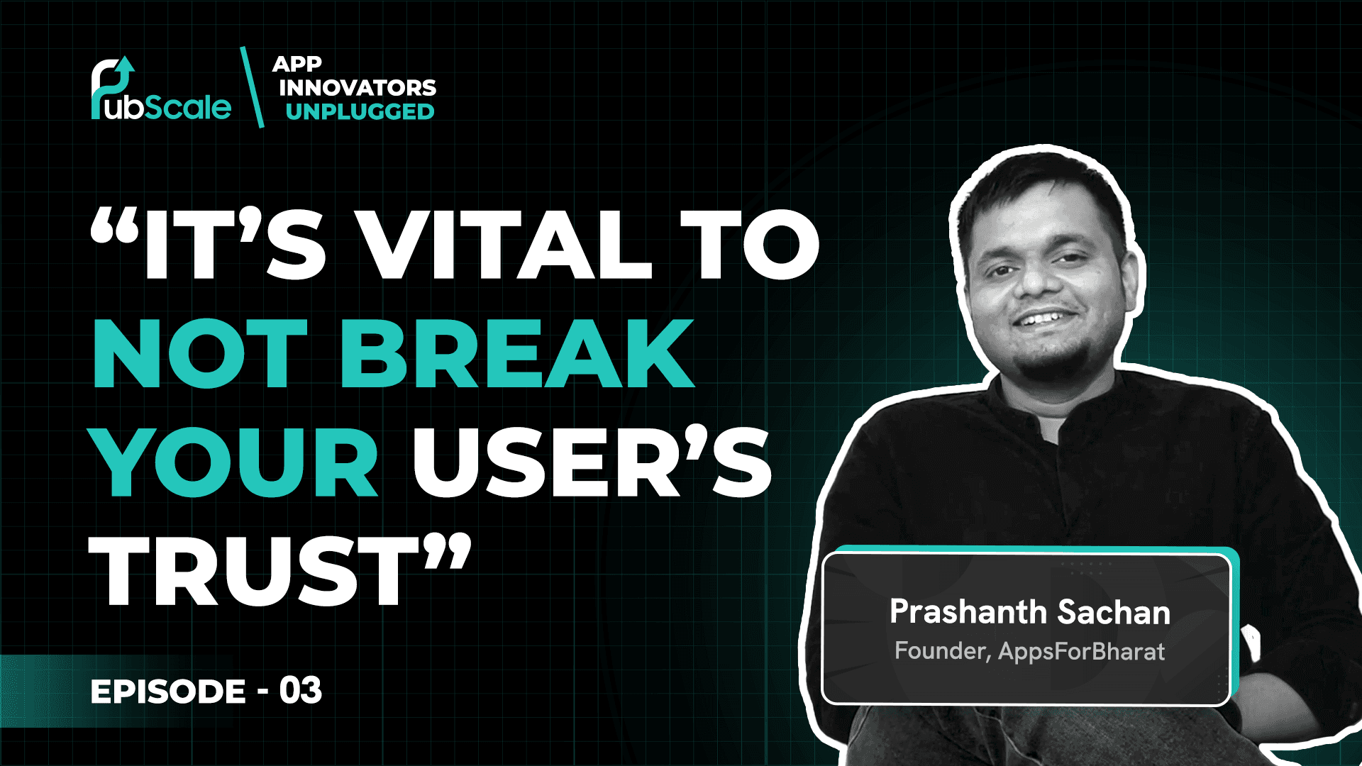 It's vital not to break your user's trust