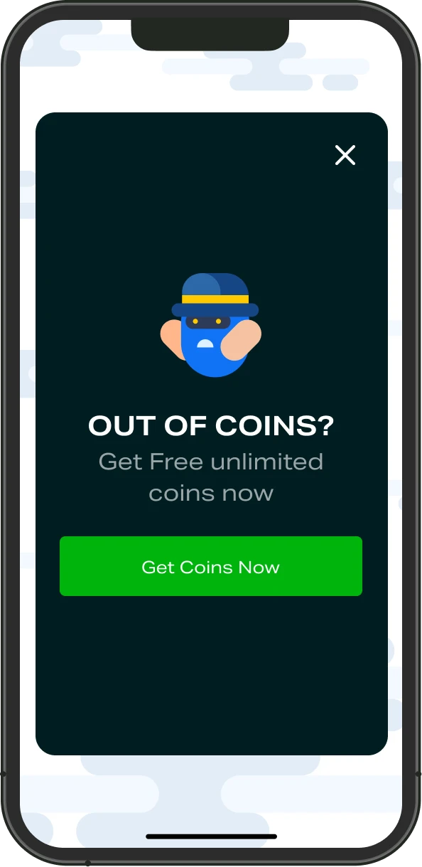 Users need virtual currency; they see an Offerwall teaser