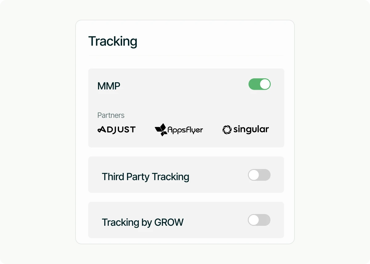 Tracking types